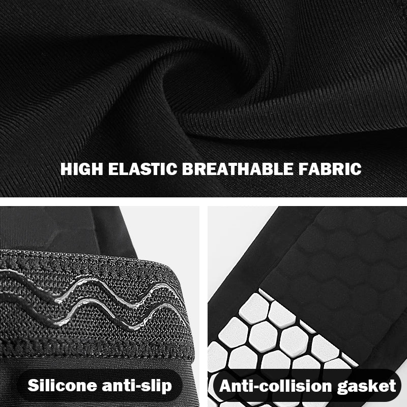 Foam Padded Compression Shin Guard Sleeve
