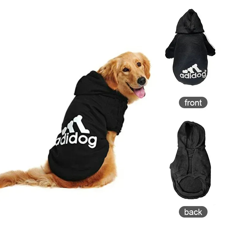 Warm Dog Hoodie Coat for Medium & Large Dogs Winter Pet Clothing