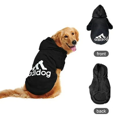 Warm Dog Hoodie Coat for Medium & Large Dogs Winter Pet Clothing