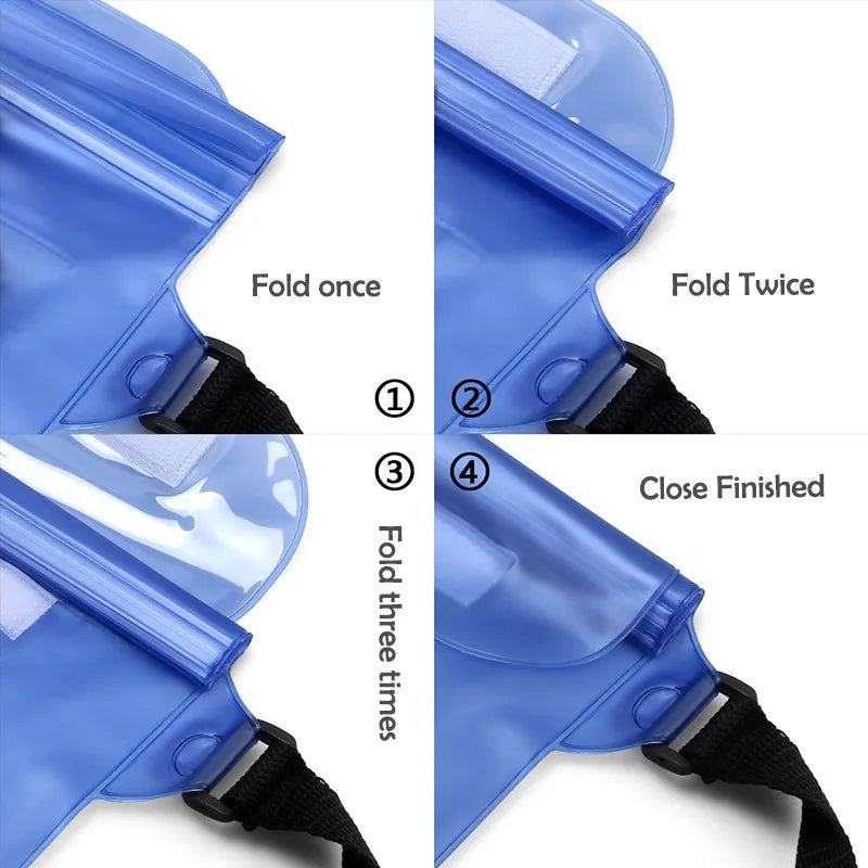 Waterproof Dry Bag Waist Pack with Phone Pouch