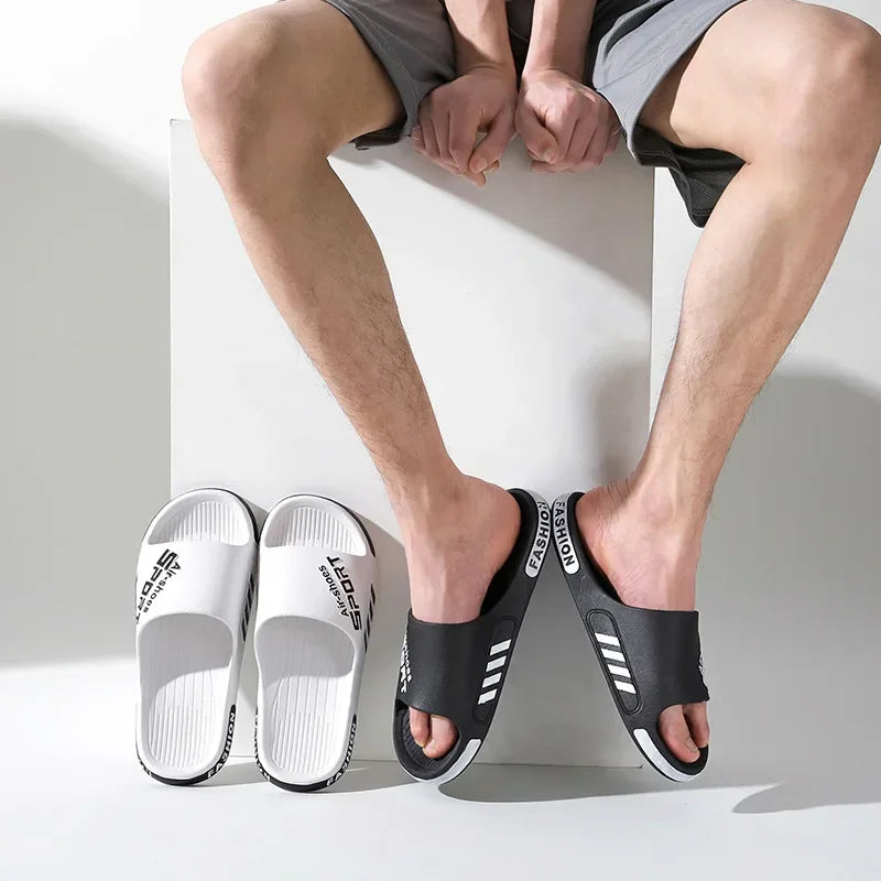 Men's Non Slip PVC Beach Slide Sandals