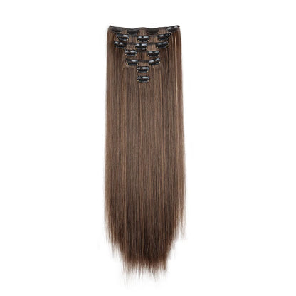 WIGSIN 24 Inch 7 Piece Straight Clip In Hair Extensions