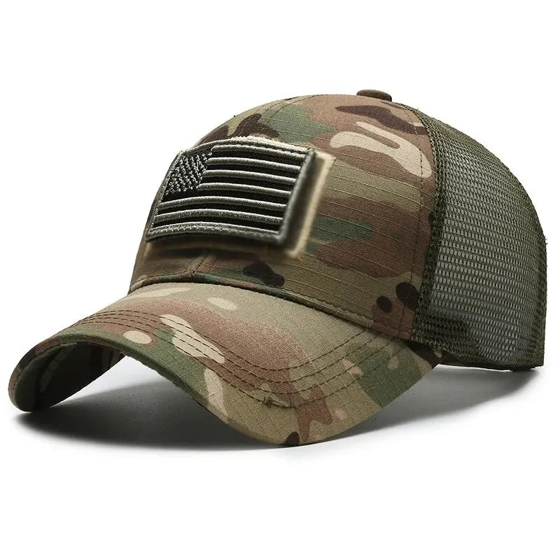 Unisex Breathable Mesh Embroidered Baseball Cap