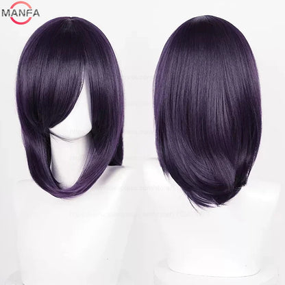 40cm Heat Resistant Anime Cosplay Wig with Bangs
