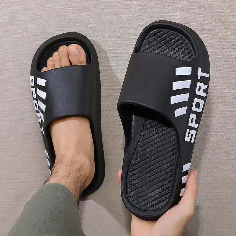 Men's Thick Sole Non Slip Summer Slide Sandals