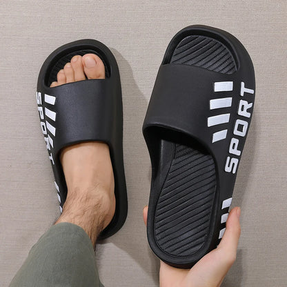 Men's Thick Sole Non Slip Summer Slide Sandals