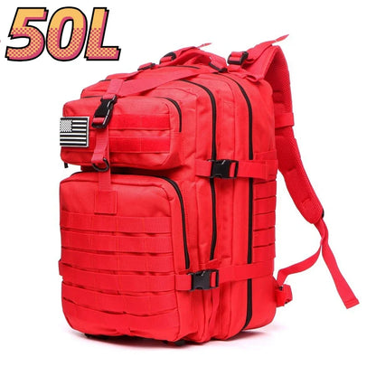 30L or 50L Waterproof Tactical Hiking Backpack