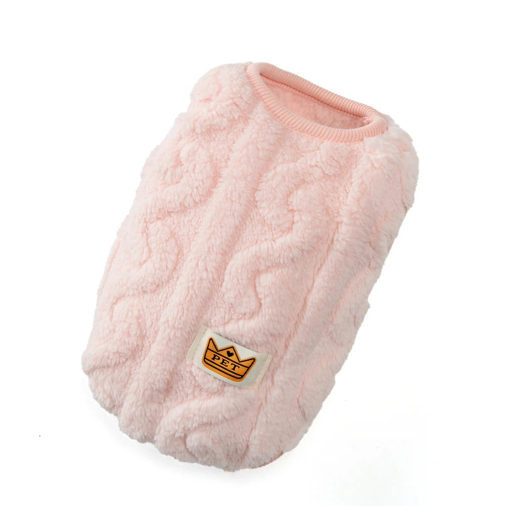 Soft Fleece Winter Sweater Vest for Small Dogs & Cats