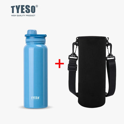TYESO Stainless Steel Insulated Travel Thermos Bottle