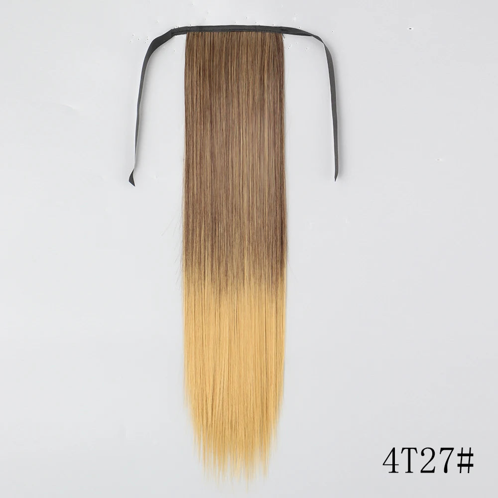Long Straight Wrap Around Ponytail Hair Extension