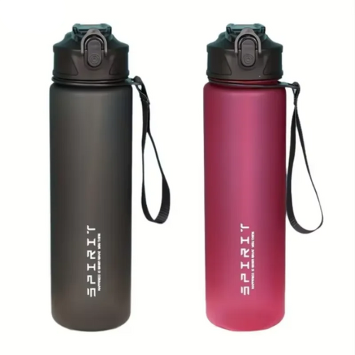Grinkwell Large Capacity BPA Free Sports Water Bottle with Straw