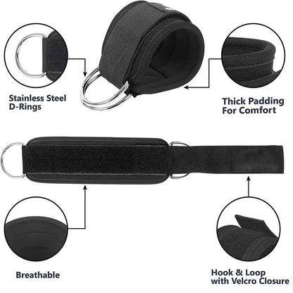 Ankle Strap Resistance Band Set for Fitness Training