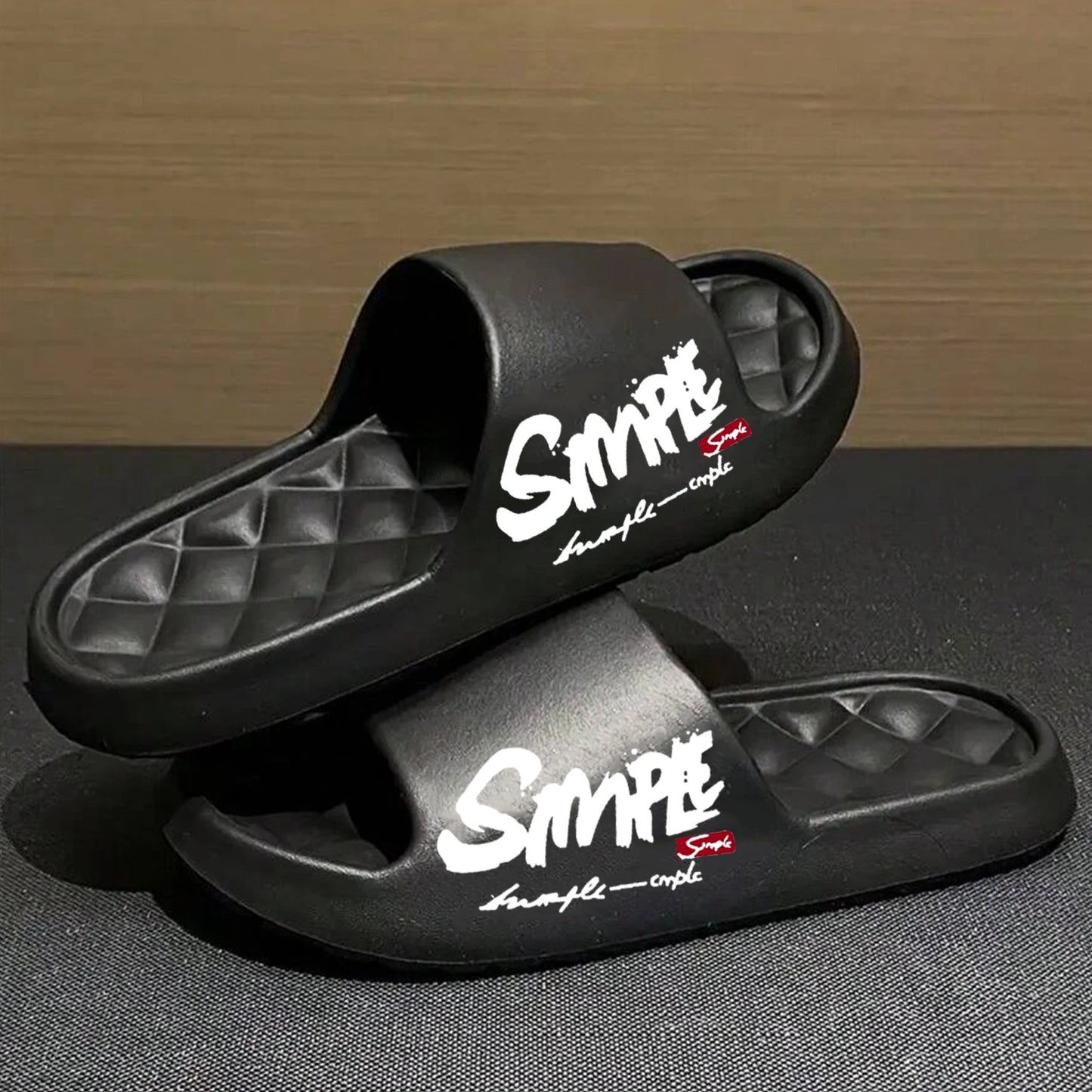 Men’s Waterproof Non Slip Breathable Bathroom Slippers for All Seasons