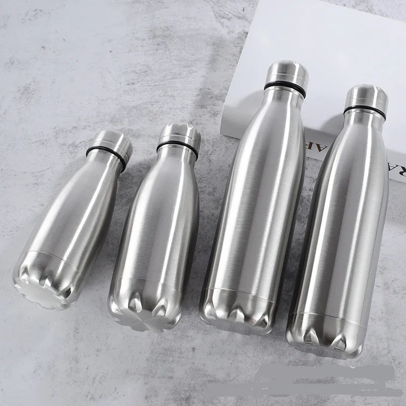 500ml to 1L Stainless Steel Sports Water Bottle