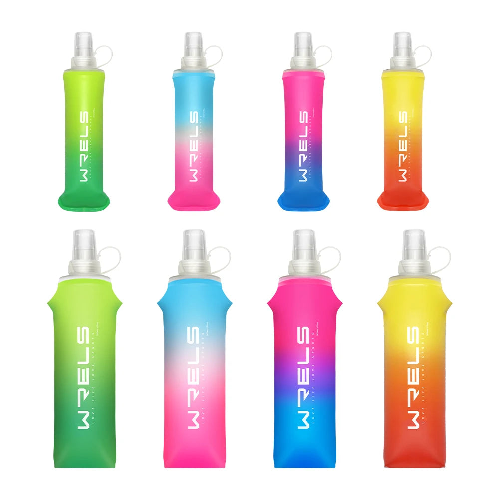 TPU Collapsible Soft Flask Sports Water Bottle