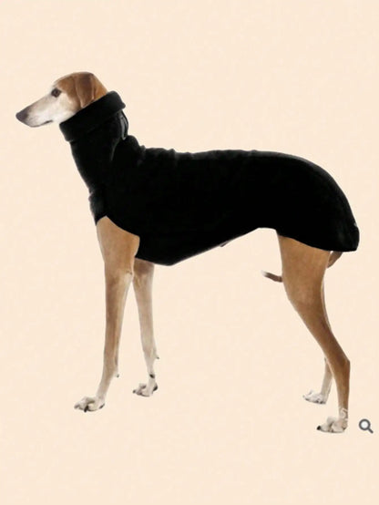 Greyhound Winter Turtleneck Pajamas Stretch Dog Coat for Medium & Large Dogs