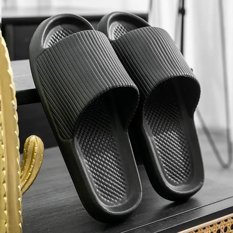 Women’s Thick Platform EVA Bathroom Slippers Non Slip Indoor Slides