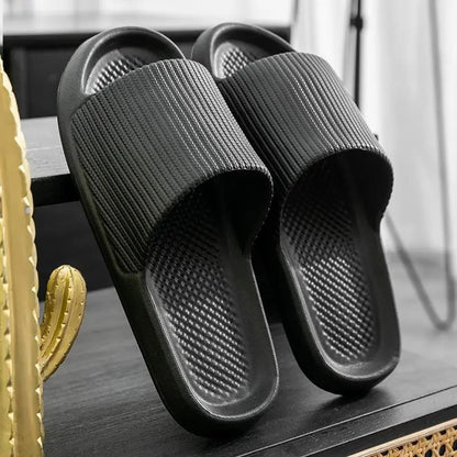 Women’s Thick Platform EVA Bathroom Slippers Non Slip Indoor Slides