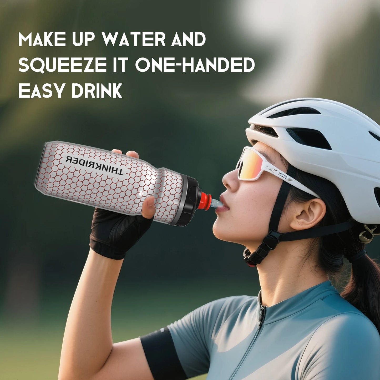 ThinkRider 620ml Insulated PP5 Cycling Water Bottle