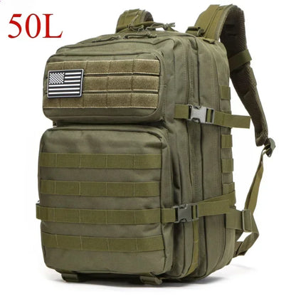 25L or 50L MOLLE Tactical Hiking Backpack