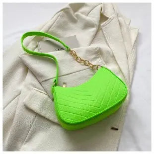 Mini Felt Crescent Shoulder Bag for Women Fashion Handbag