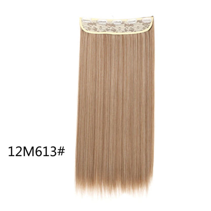 Women's 24 Inch 5 Clip Straight Synthetic Hair Extension