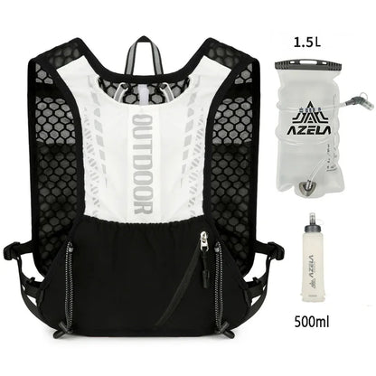 Reflective Running and Cycling Hydration Vest Backpack