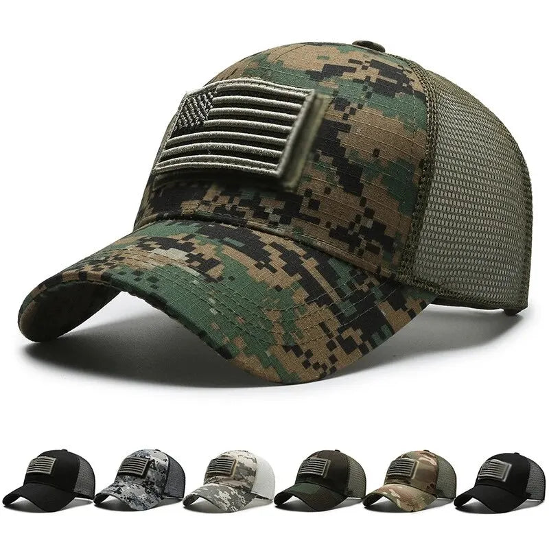 Unisex Breathable Mesh Embroidered Baseball Cap
