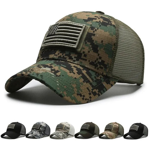 Unisex Breathable Mesh Embroidered Baseball Cap