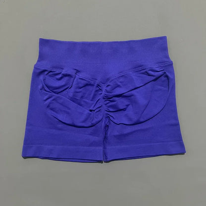 Women's Seamless Scrunch Butt Gym Biker Shorts