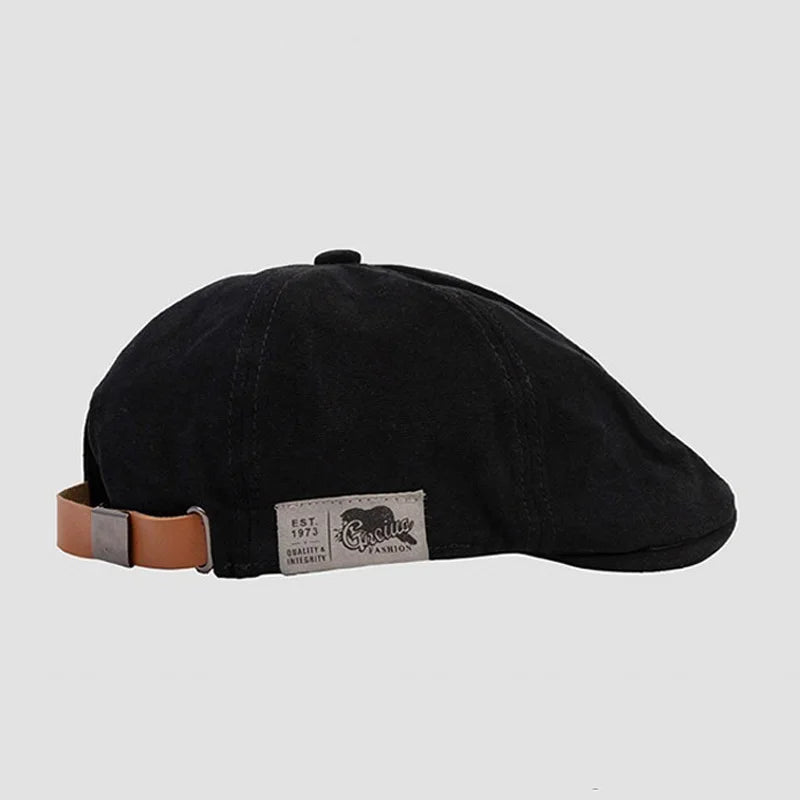 Unisex Vintage British Ivy Newsboy Cap
