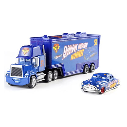 Pixar Cars Character Container Truck Toy Set