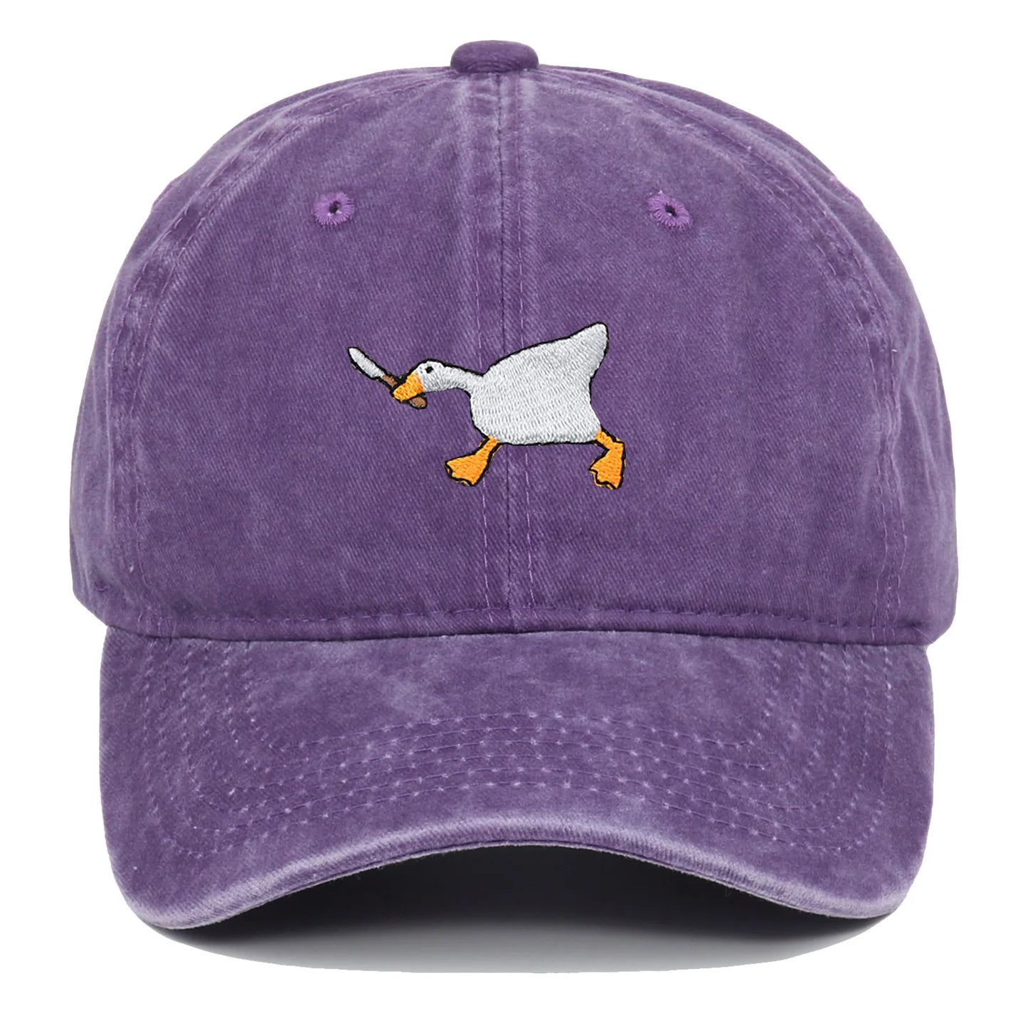 Unisex Embroidered Goose Baseball Cap