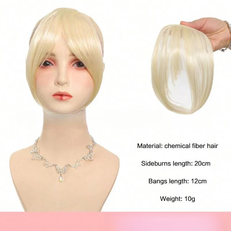 Women's Clip In Natural Middle Part Bangs Hair Extension