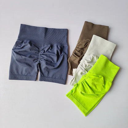 Women's High Waist Butt Lift Quick Dry Sports Shorts