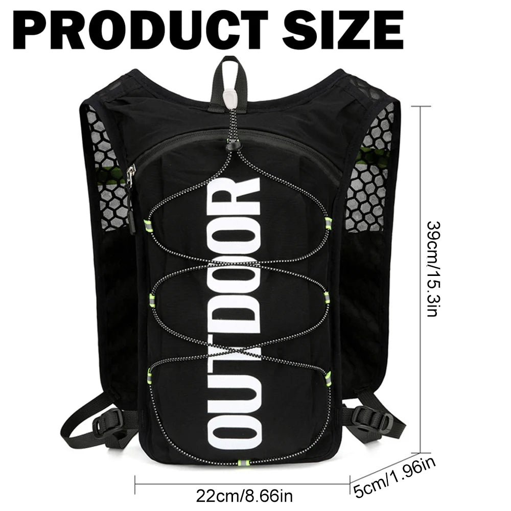 Unisex Lightweight Running Hydration Vest Backpack