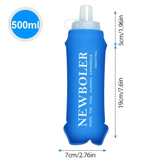 150ml to 750ml Collapsible Silicone Sports Water Bottle
