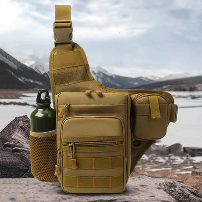 Men's Tactical MOLLE Crossbody Waist Pack