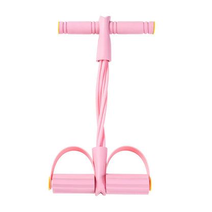 6 Tube Pedal Resistance Band Set with Handles