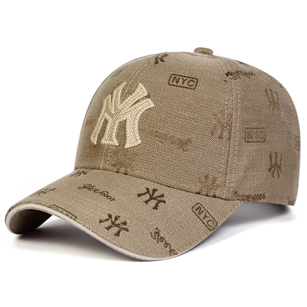 Unisex MY Letter Embroidered Adjustable Baseball Cap