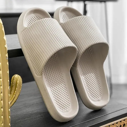 Women’s Thick Platform EVA Bathroom Slippers Non Slip Indoor Slides