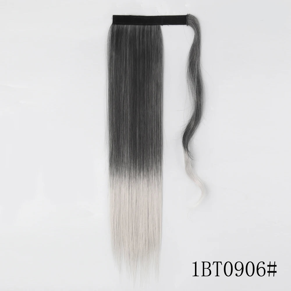 Long Straight Wrap Around Ponytail Hair Extension