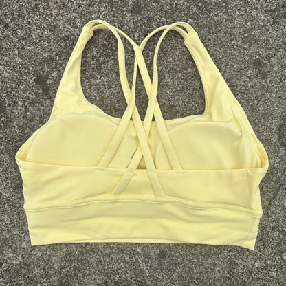 Women's Cross Back Padded High Support Sports Bra