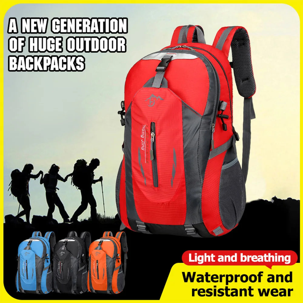 40L Lightweight Waterproof Hiking Travel Backpack
