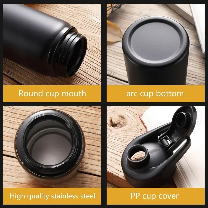 Leak Proof Reusable Metal Sports Water Bottle