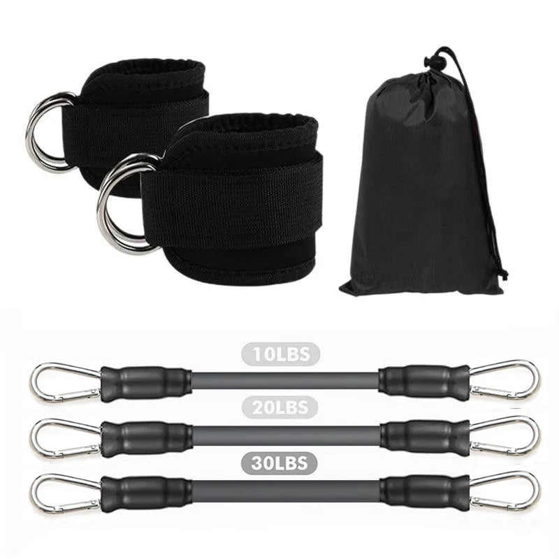 Ankle Strap Resistance Band Set for Fitness Training