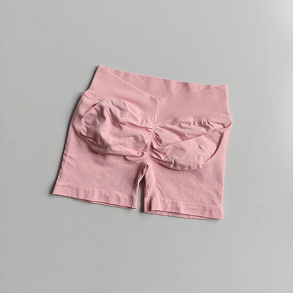Women's High Waist V Shape Butt Lift Yoga Shorts