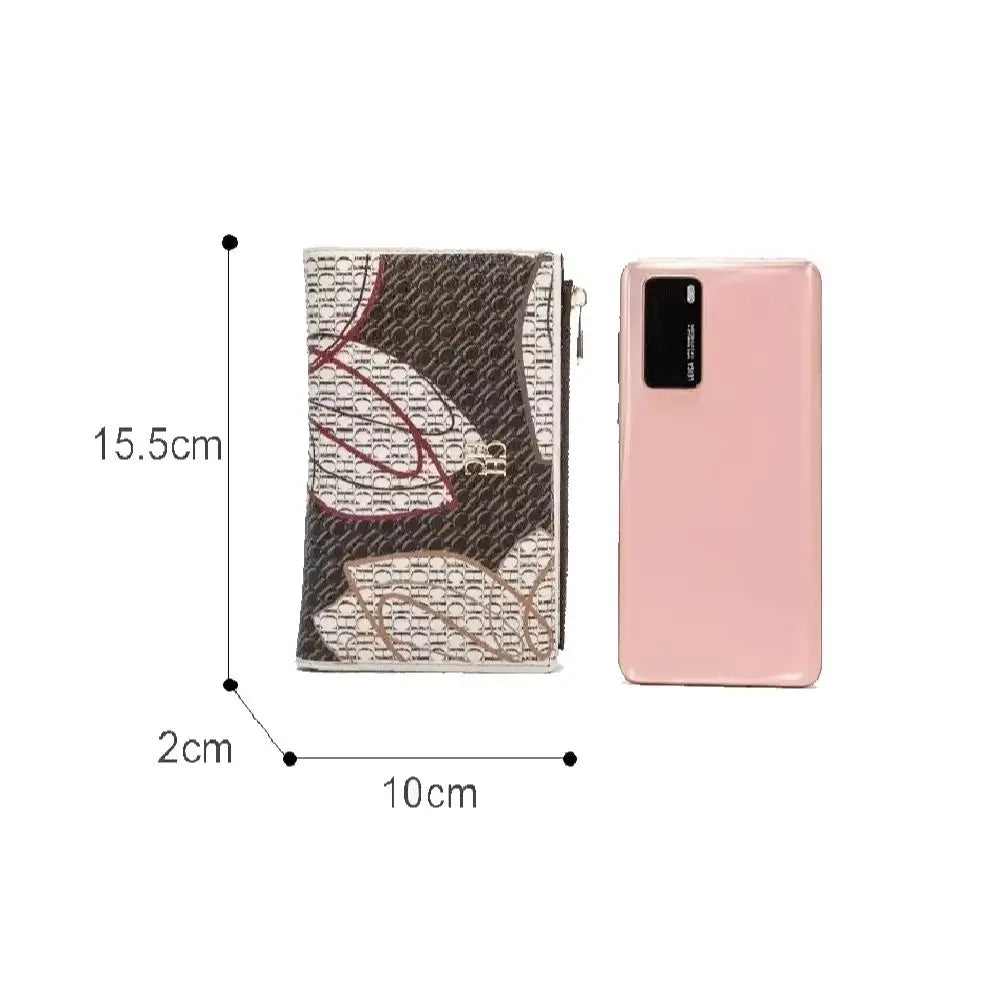 Women’s Cartoon Print Compact Wallet Lightweight Purse