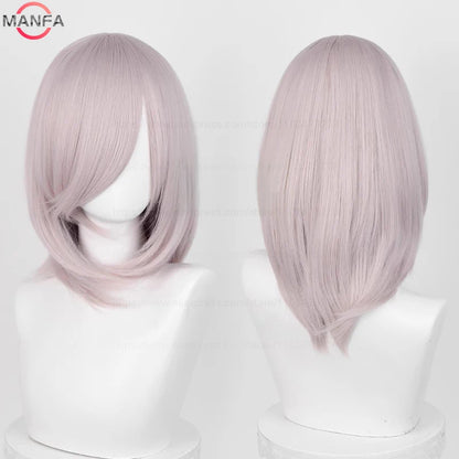 40cm Heat Resistant Anime Cosplay Wig with Bangs