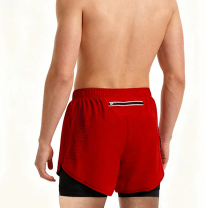 Men's Quick Dry 2 in 1 Running Shorts